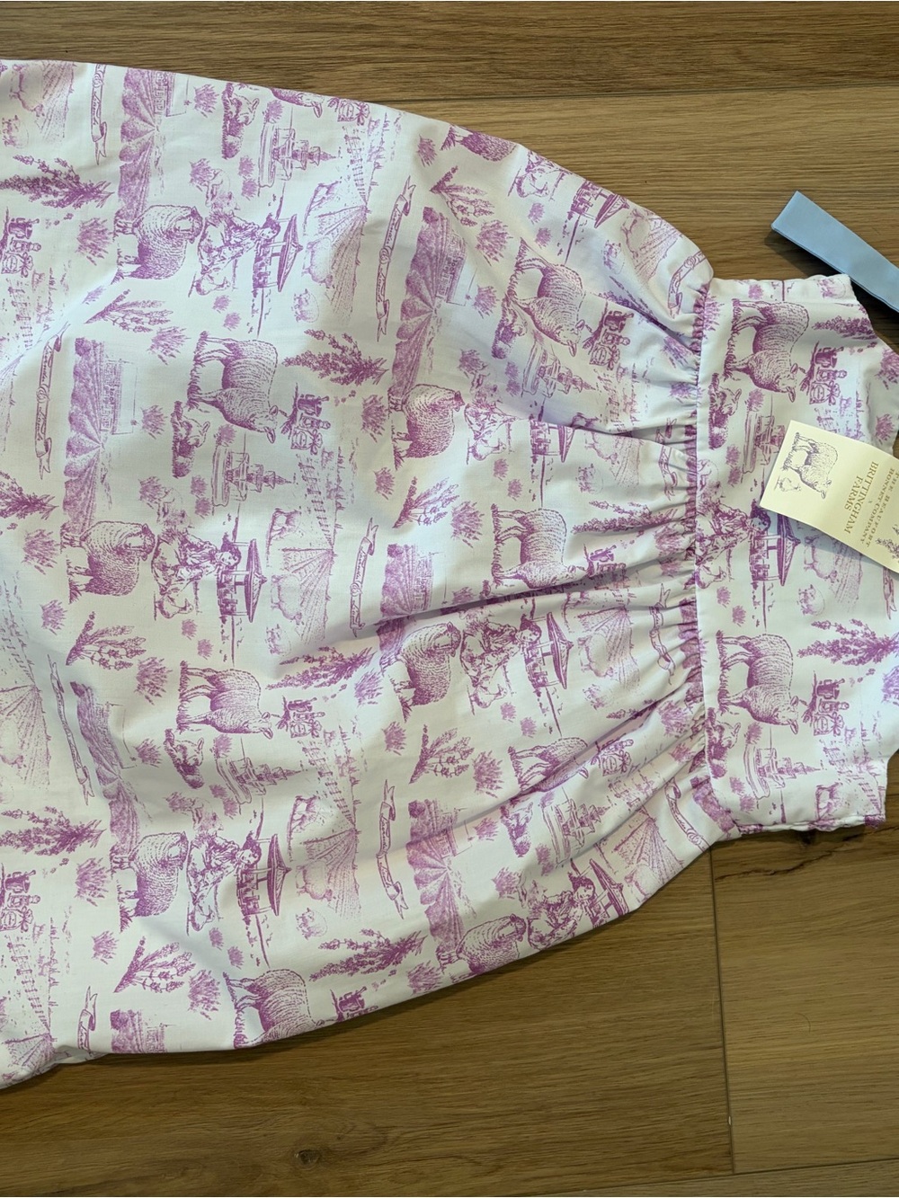 The Beaufort Bonnet Company Pink Toile Print Girls Skirt